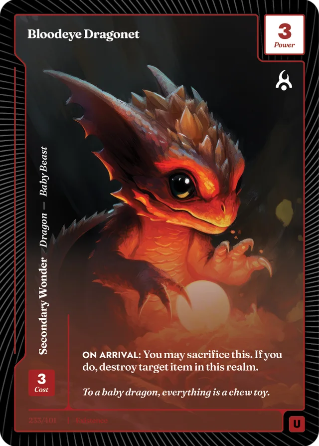 Hoard card example