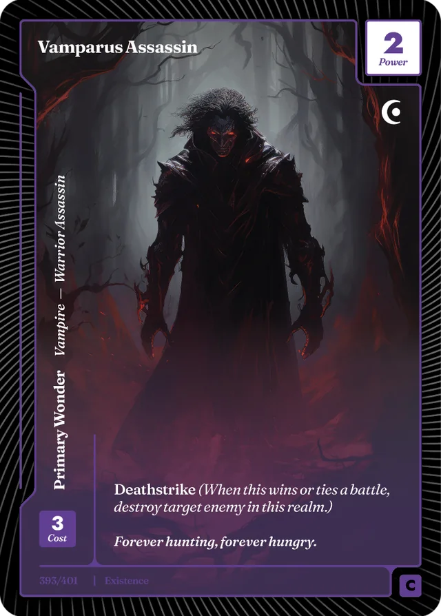 Deathstrike card example