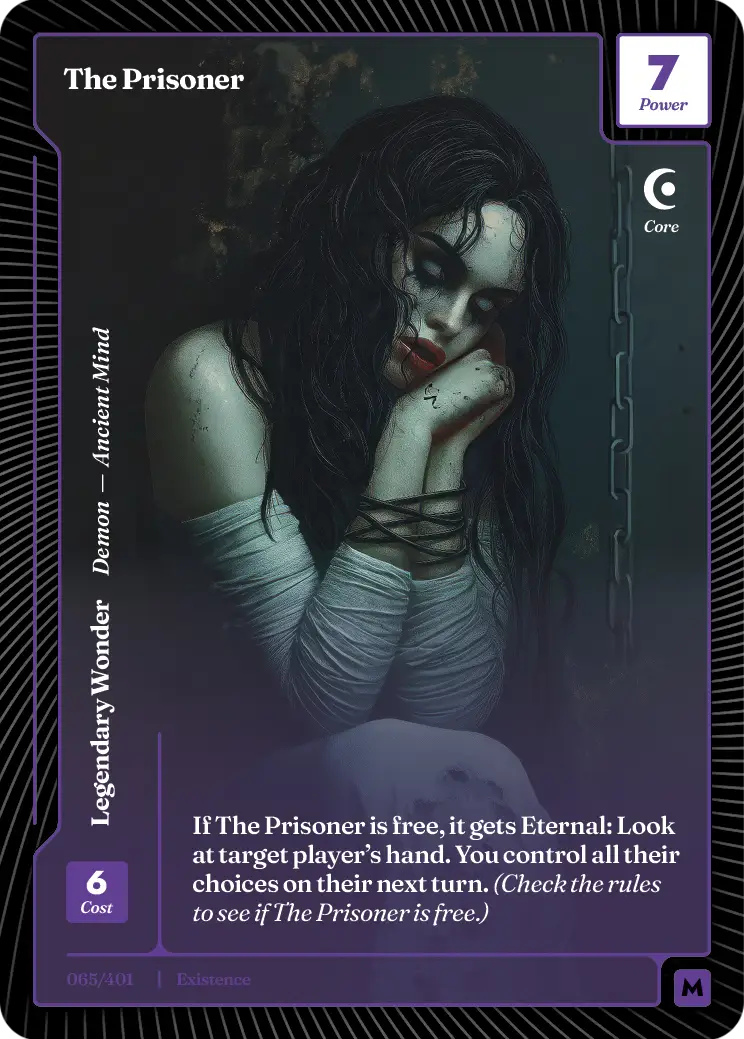 The Prisoner card