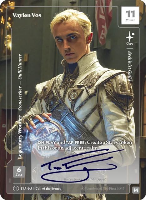Tom Felton card