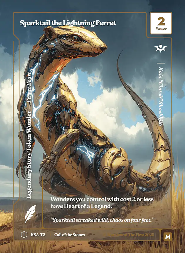 Sparktail the Lightning Ferret