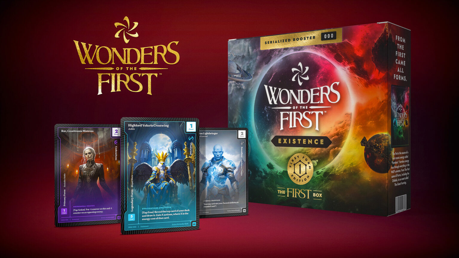 Wonders of The First cards and box