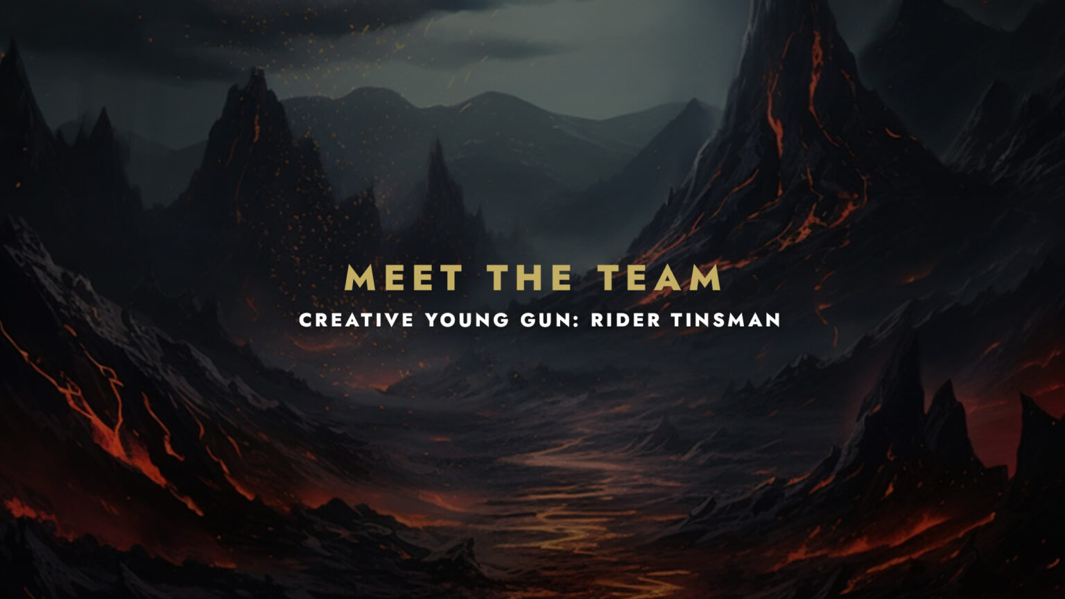 Meet the Wonders of The First Design Team - Rider Tinsman