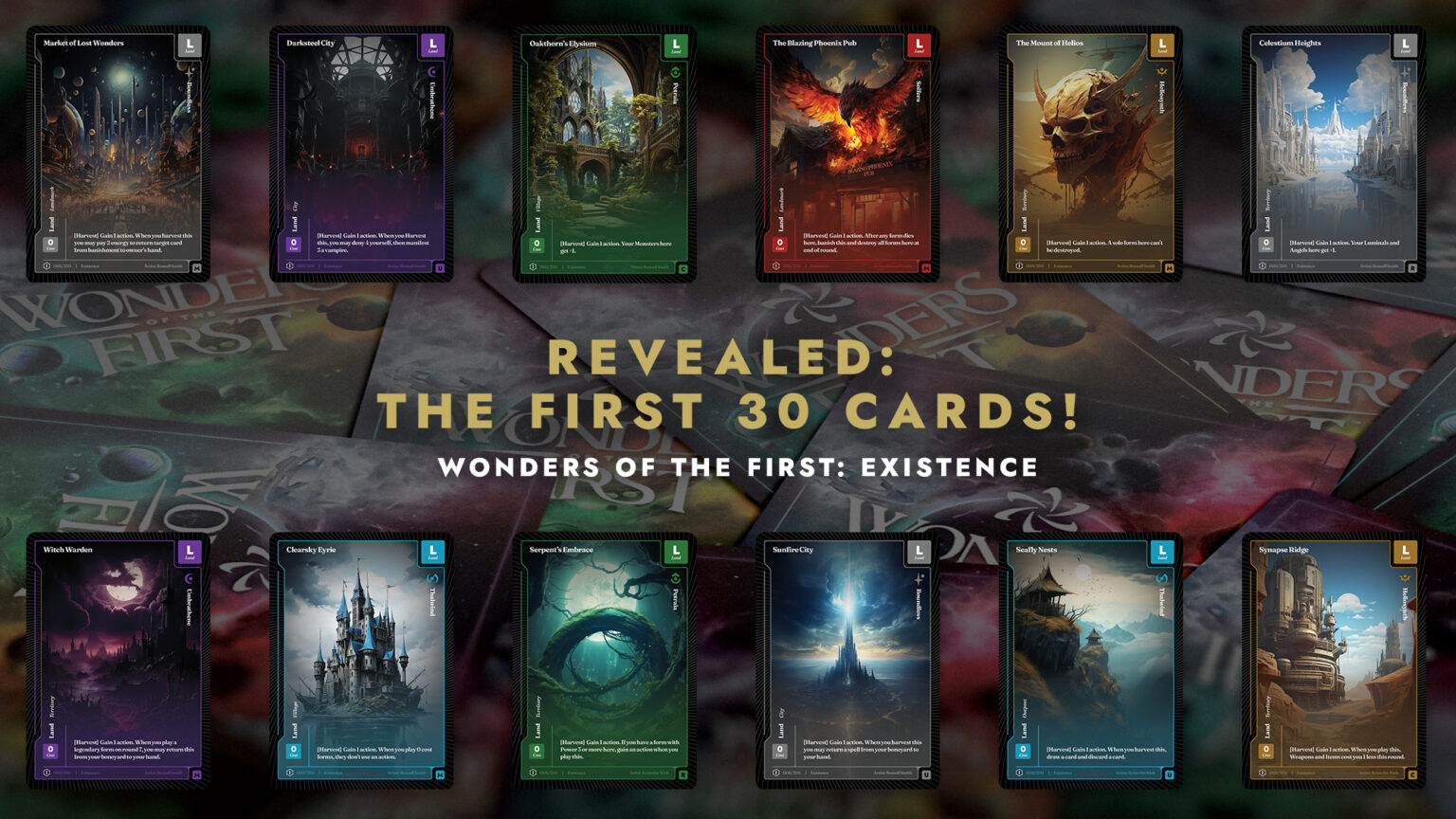 Wonders of The First: Existence CCG card reveal